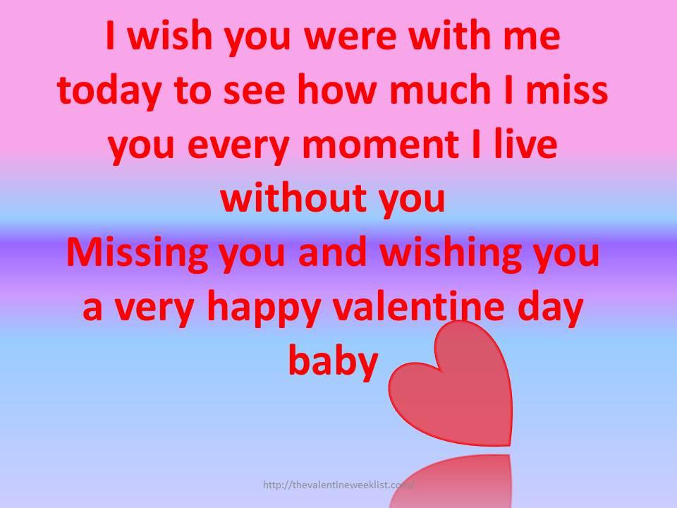 valentine day long distance relationship message