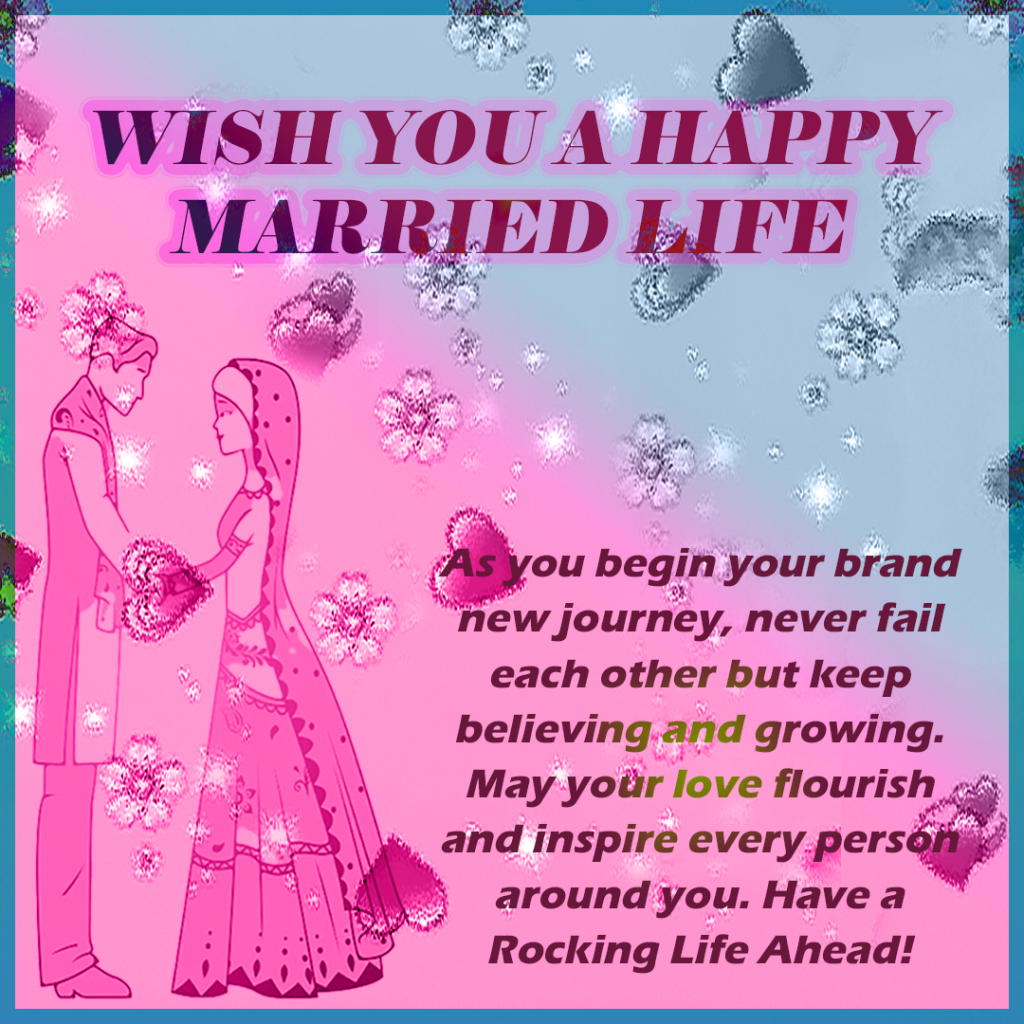 happy married lie wishes for just married