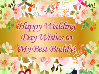 happy wedding day wishes for best friend