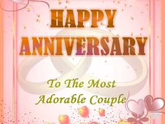 wedding anniversary greetings to a couple