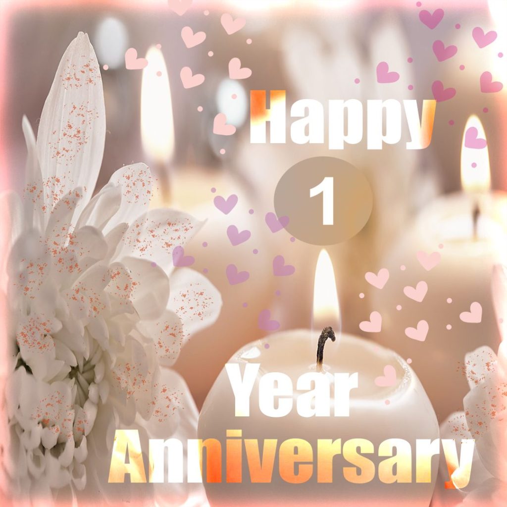happy 1st anniversary images wishes