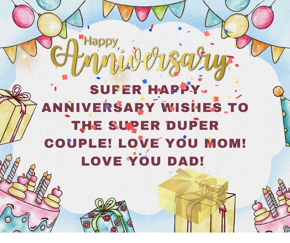Anniversary Wishes for Parents