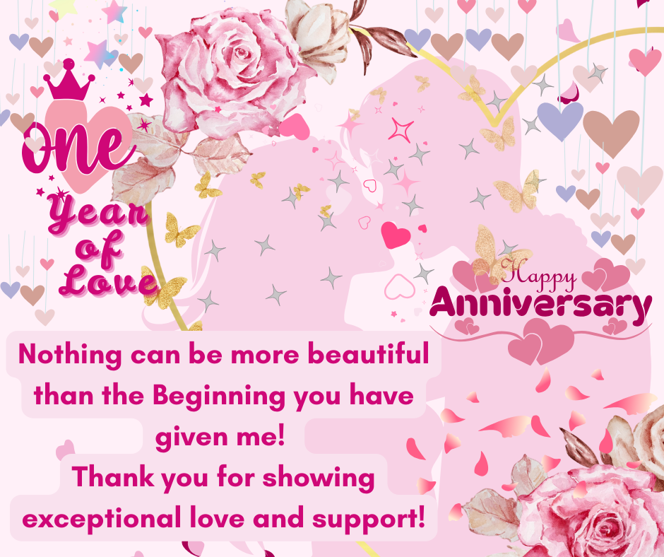 happy 1st anniversary wishes messages