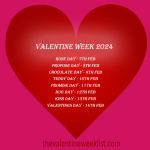 valentine week list 2024