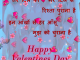 valentines day sms hindi status