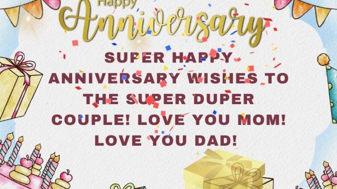 Anniversary Wishes for Parents