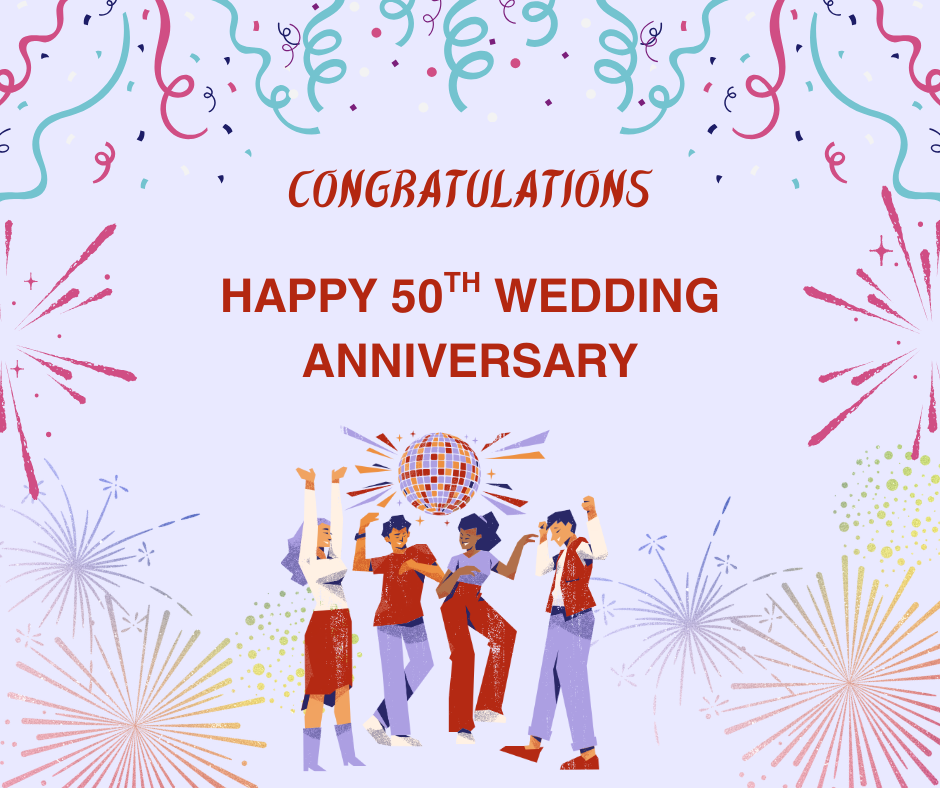 Golden Wedding Anniversary Wishes