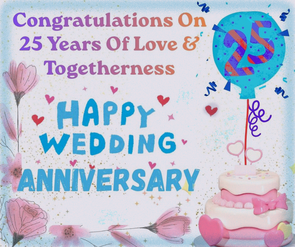 25th Anniversary Wishes