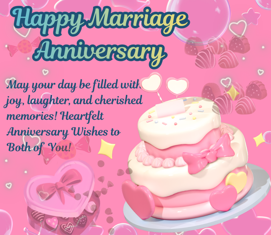 Happy Marriage Anniversary Pics cake